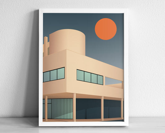 Villa Savoye | Le Corbusier Art Print