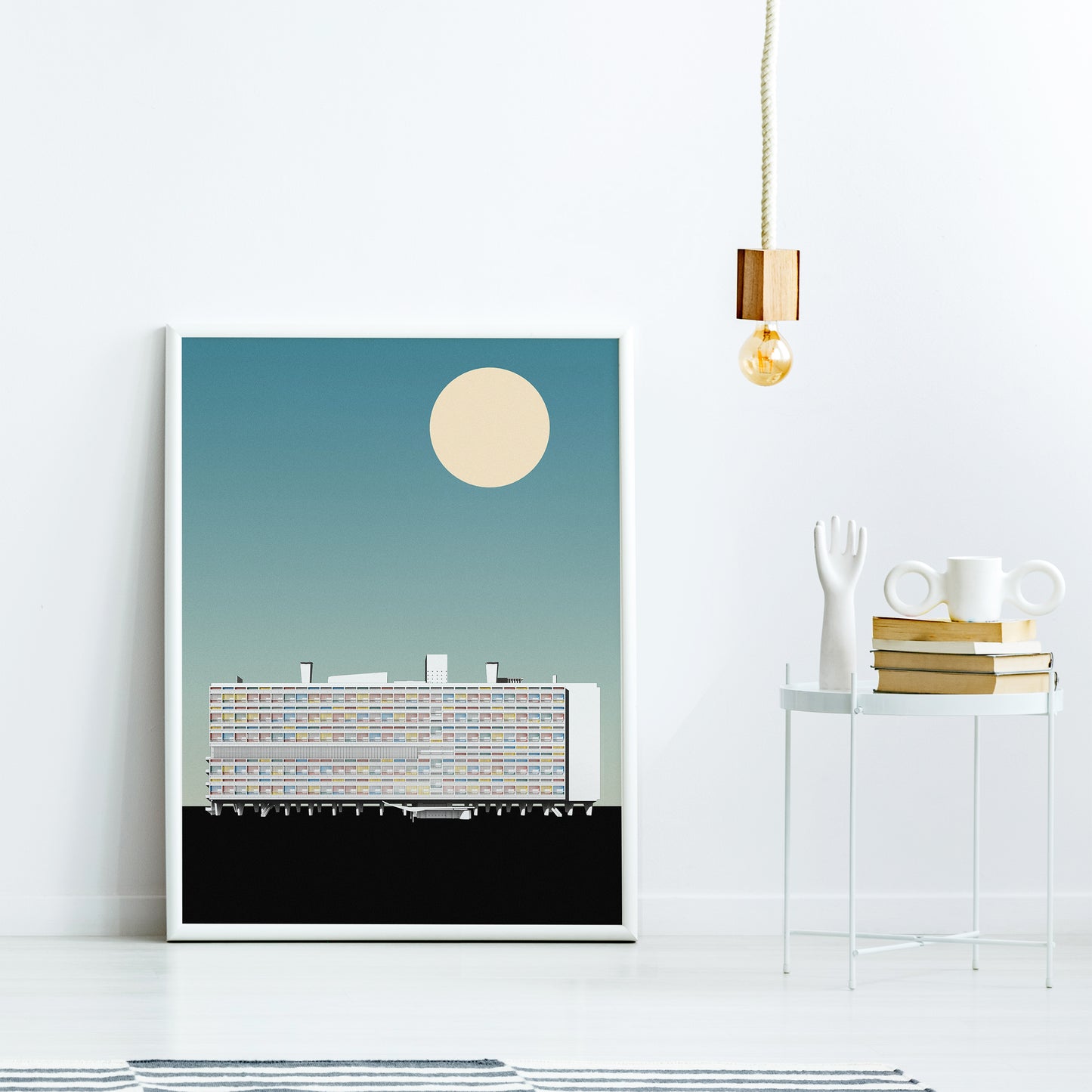 Unité d'habitation Elevation Art Print | Le Corbusier