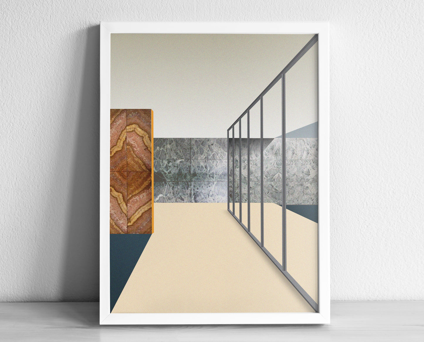 Barcelona Pavilion Art Print 2 | Mies van der Rohe