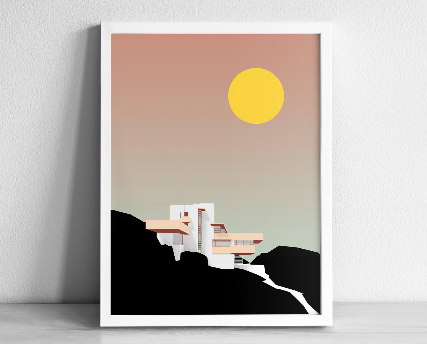 Fallingwater Art Print | Frank Lloyd Wright