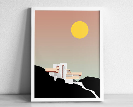 Fallingwater Art Print | Frank Lloyd Wright